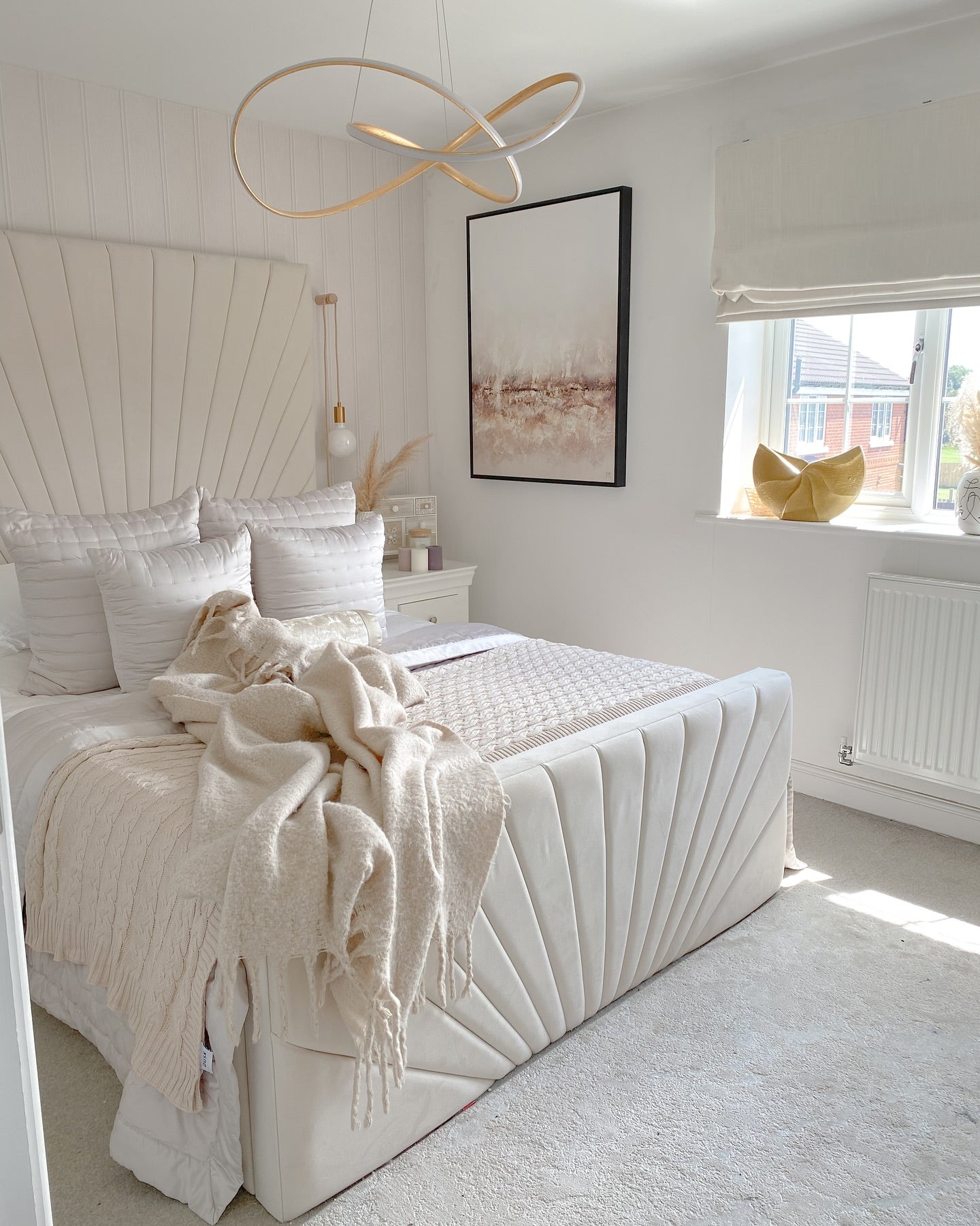 60'' Tall Sunshine Upholstered Bed Britainsleep