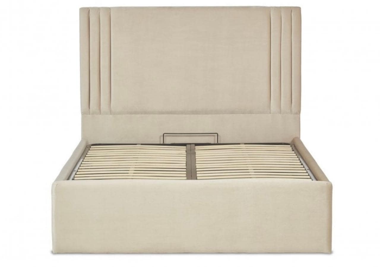 Diana Upholstered Bed Frame Ottoman Storage Options Bed Frame | Double | Single | KingSize | Super King Size Bed Britainsleep