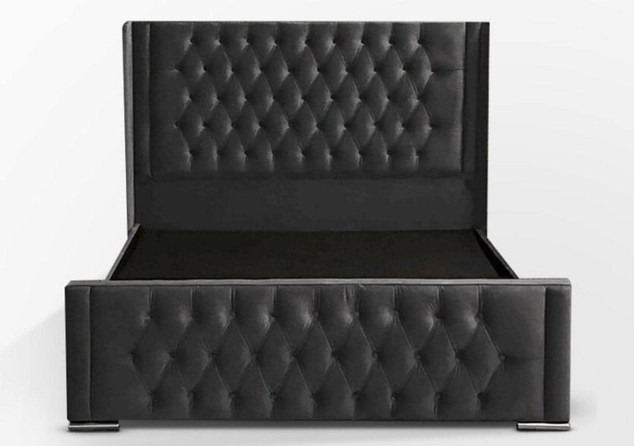 Blum Upholstered Bed Frame Britainsleep