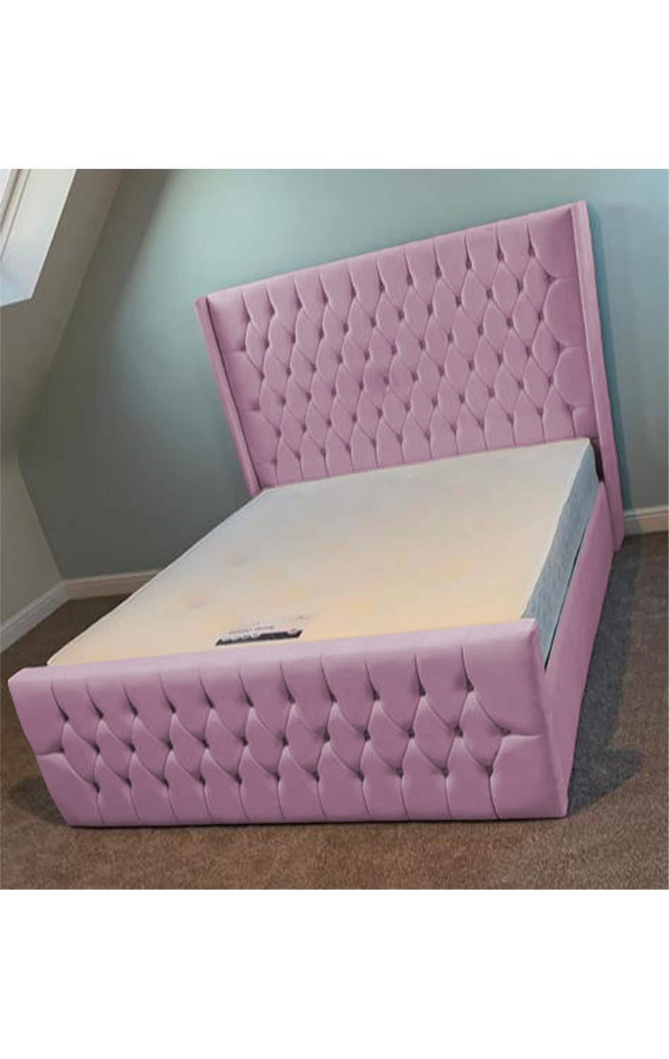 West Wings Upholstered Bed Frame with Ottoman Storage Options Britainsleep