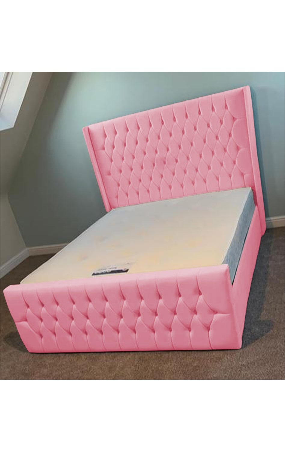 West Wings Upholstered Bed Frame with Ottoman Storage Options Britainsleep