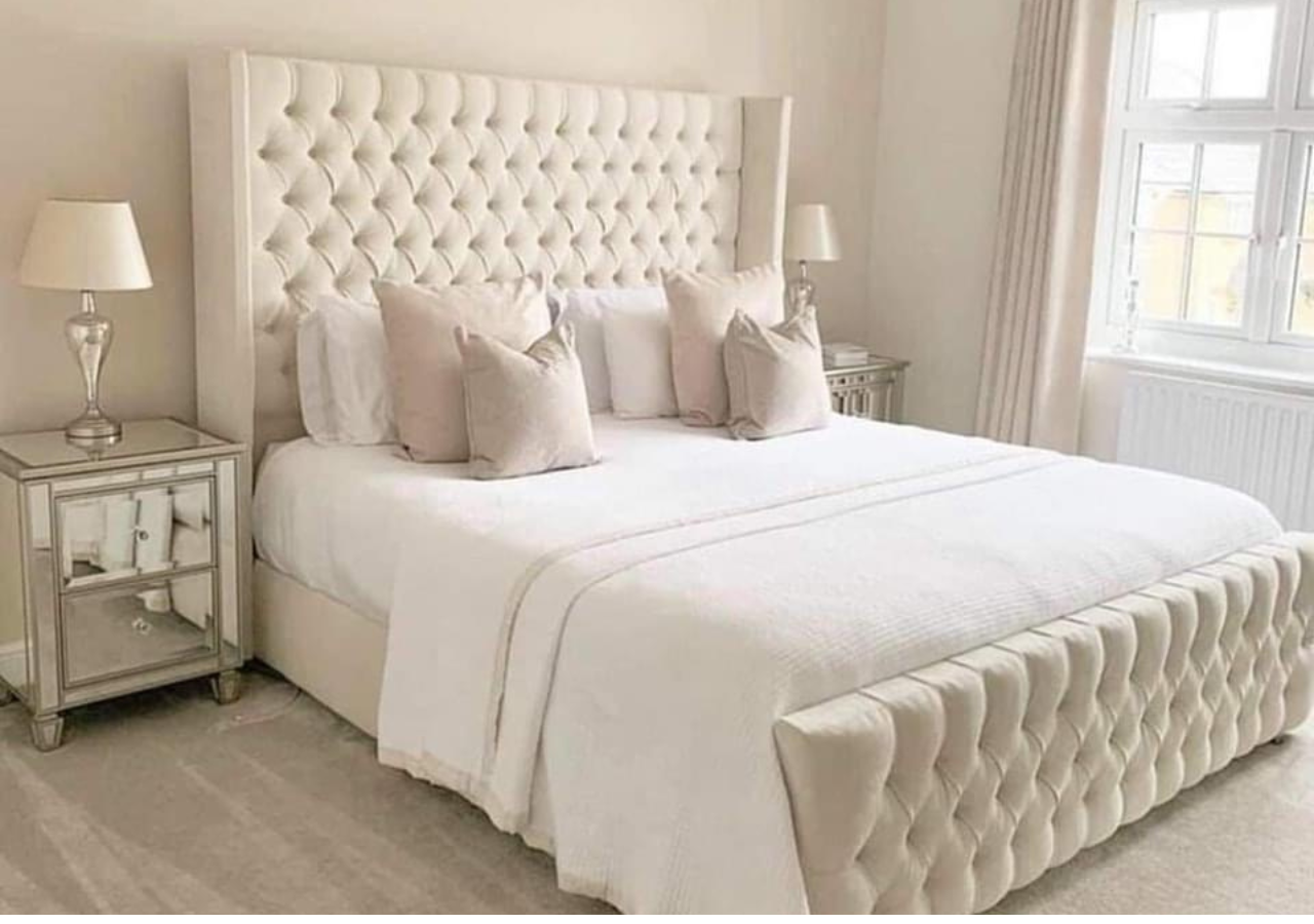 Super king wingback discount bed