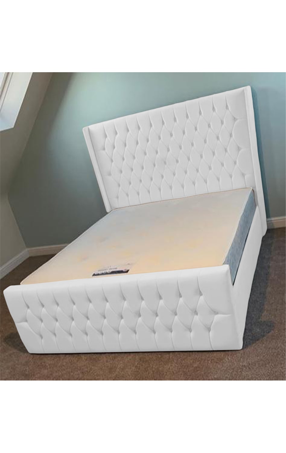 West Wings Upholstered Bed Frame with Ottoman Storage Options Britainsleep