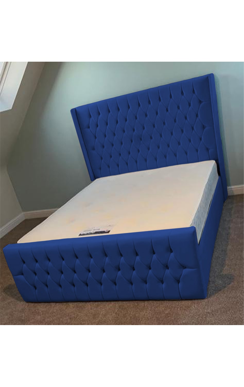 West Wings Upholstered Bed Frame with Ottoman Storage Options Britainsleep
