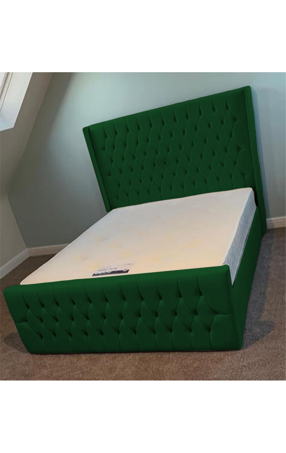 West Wings Upholstered Bed Frame with Ottoman Storage Options Britainsleep