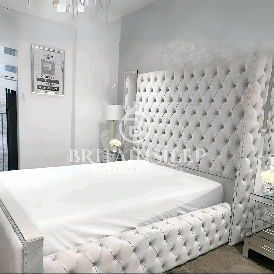 Luxury Studded Frankfurt Bed Frame Britainsleep