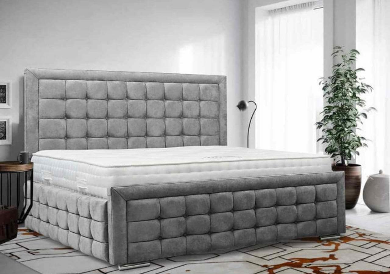 Britainsleep Cryptopodium Upholstered Ottoman Storage Bed Frame | Double | Single | Small Double | KingSize | Super King Size Bed Britainsleep