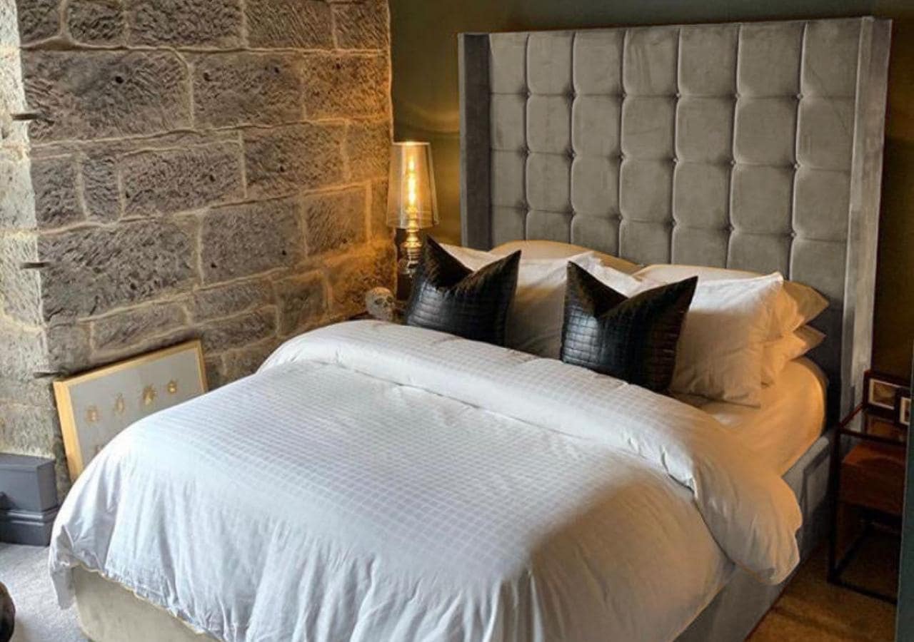 Mosco 60'' Headboard Upholstered Bed Britainsleep