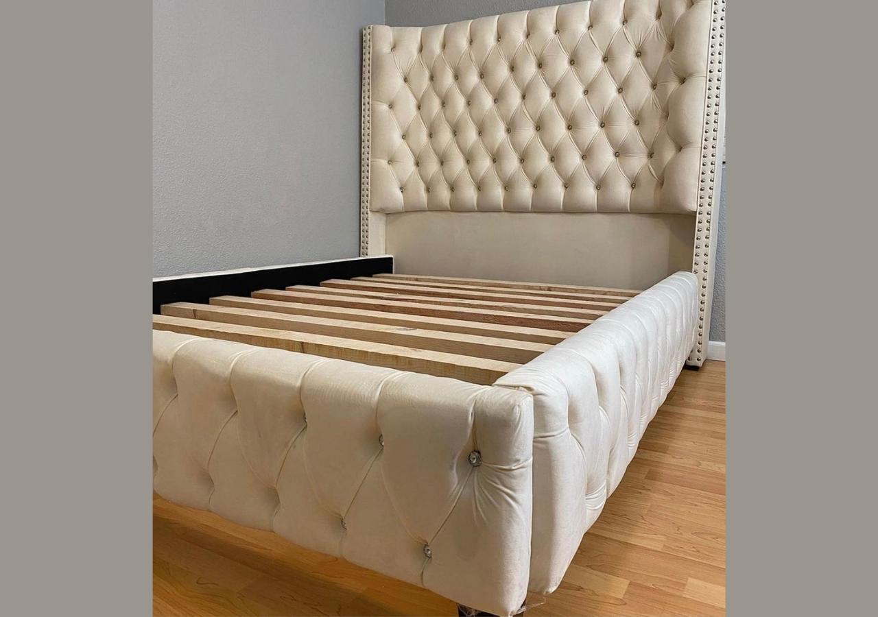 Regency Spanish Upholstered Bed Frame Britainsleep