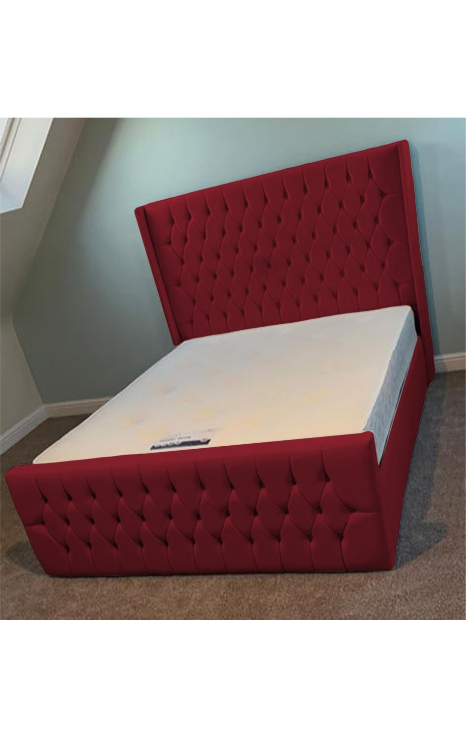 West Wings Upholstered Bed Frame with Ottoman Storage Options Britainsleep