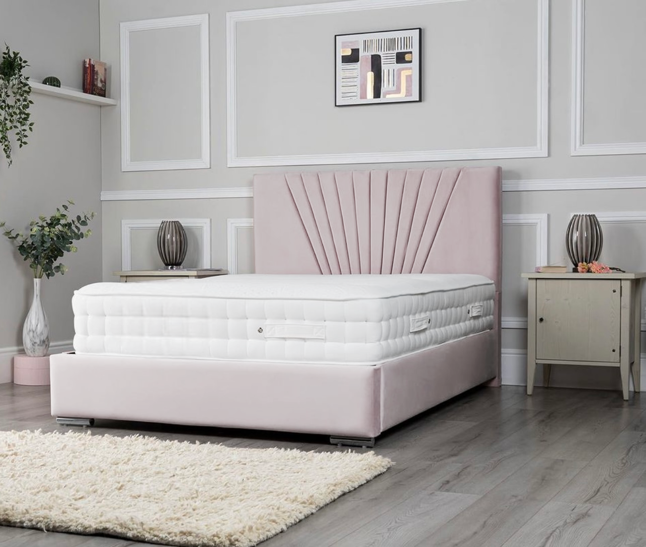 Lexie Upholstered Bed Frame/Ottoman Storage Bed Britainsleep