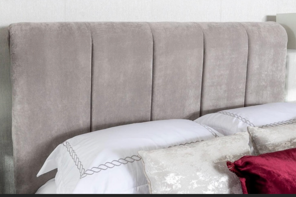 Lino Sleigh Upholstered Bed Frame Britainsleep